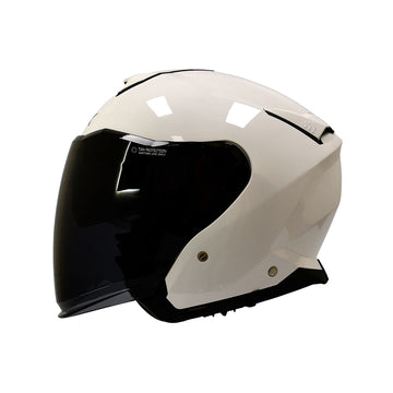 CASCO ABIERTO SMK GTJ BLANCO BRILLANTE